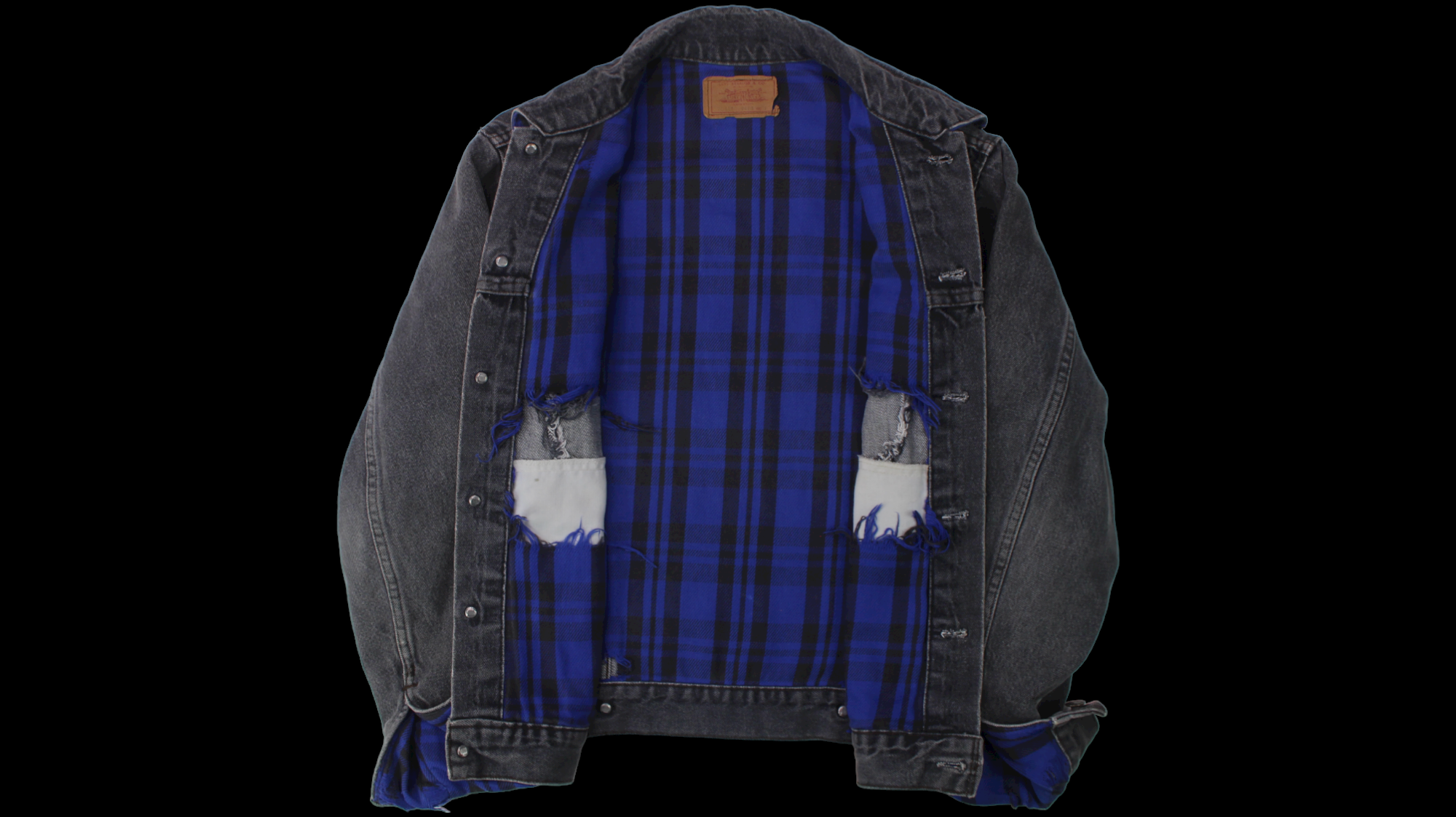 90's Levis Grey denim jacket