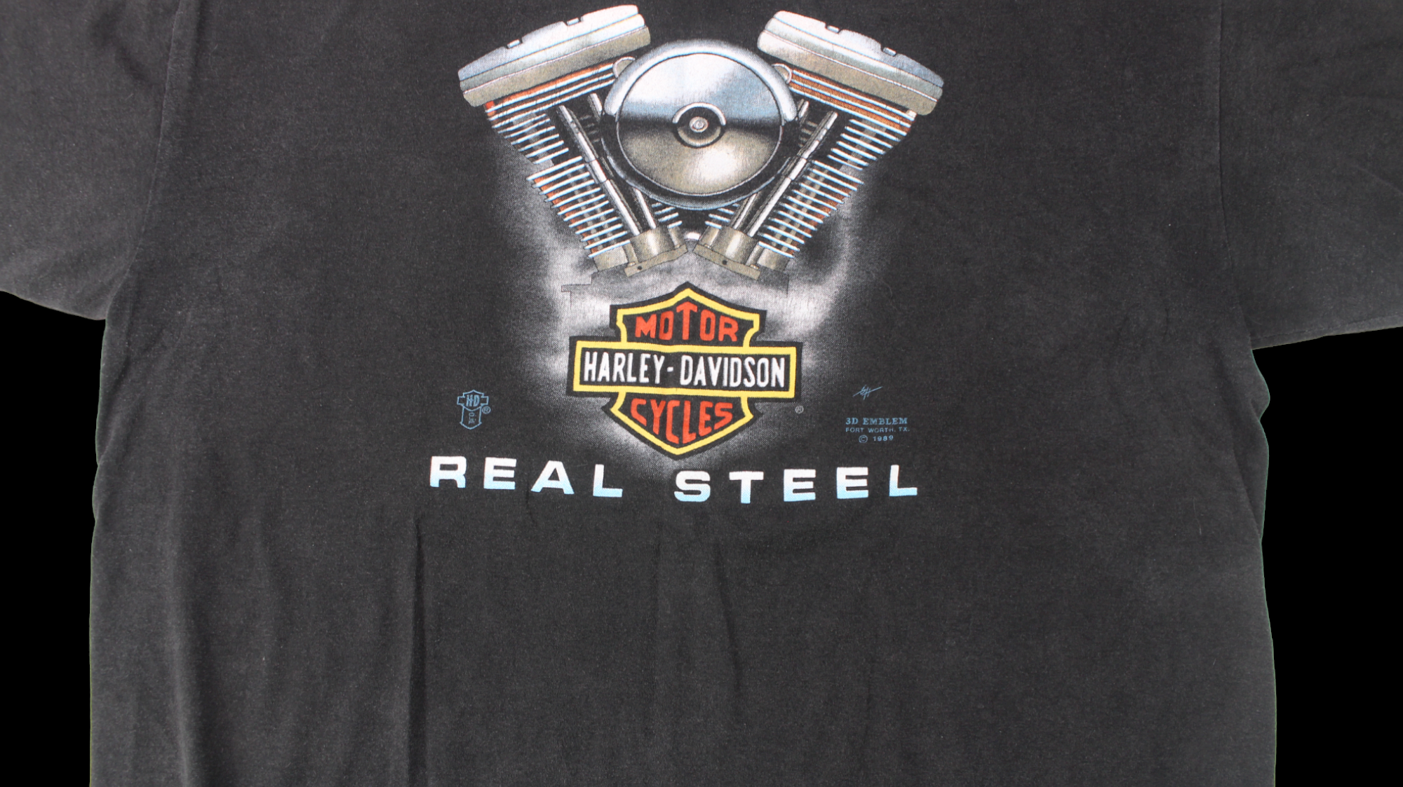 1989 Fort Worth 3D emblem shirt