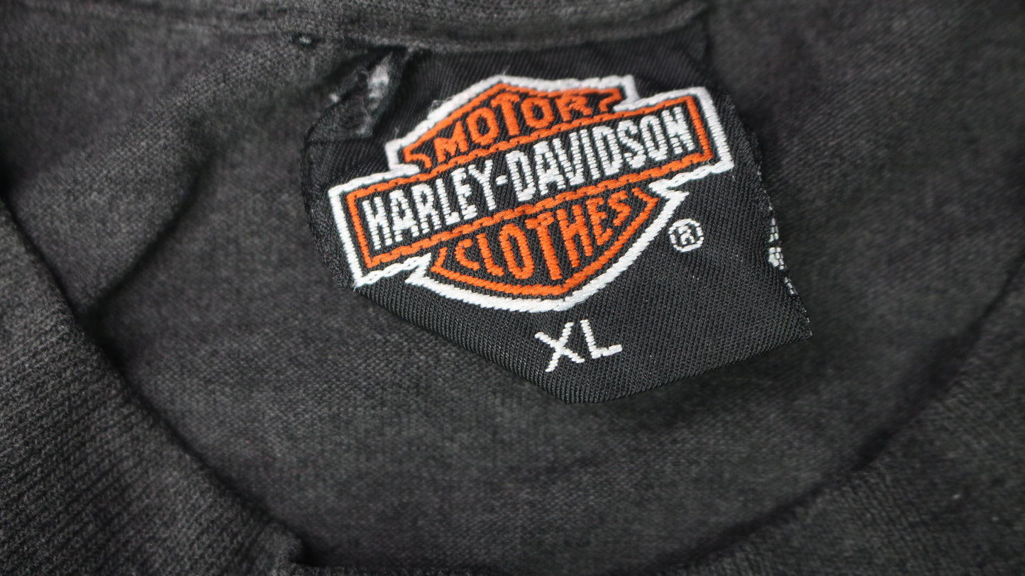1990 Harley 50th Anniversary Bike Week 3D emblem shirt