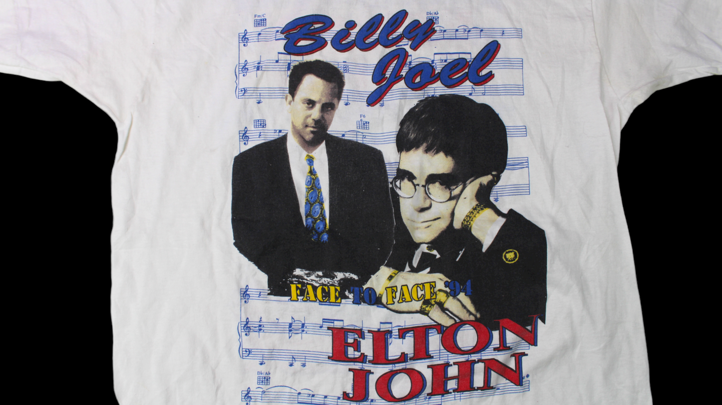 1994 Billy Joel & Elton John "Face To Face" Tour shirt