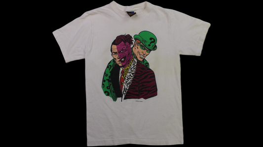 1995 DC Comics Riddler & Two Face shirt