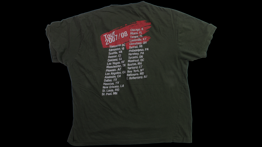 The Police 2008 Tour shirt