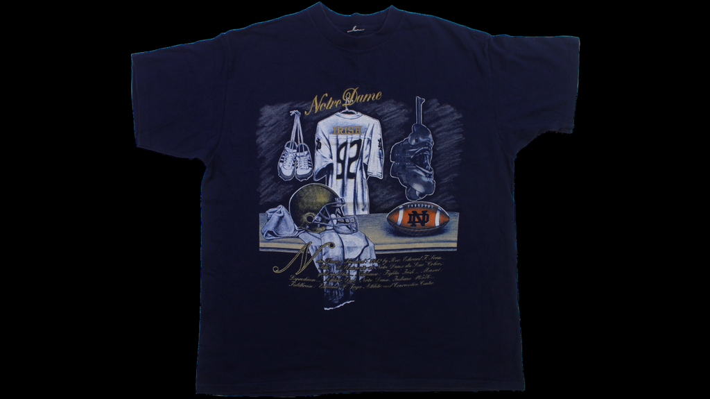 90's Notre Dame Locker Room shirt