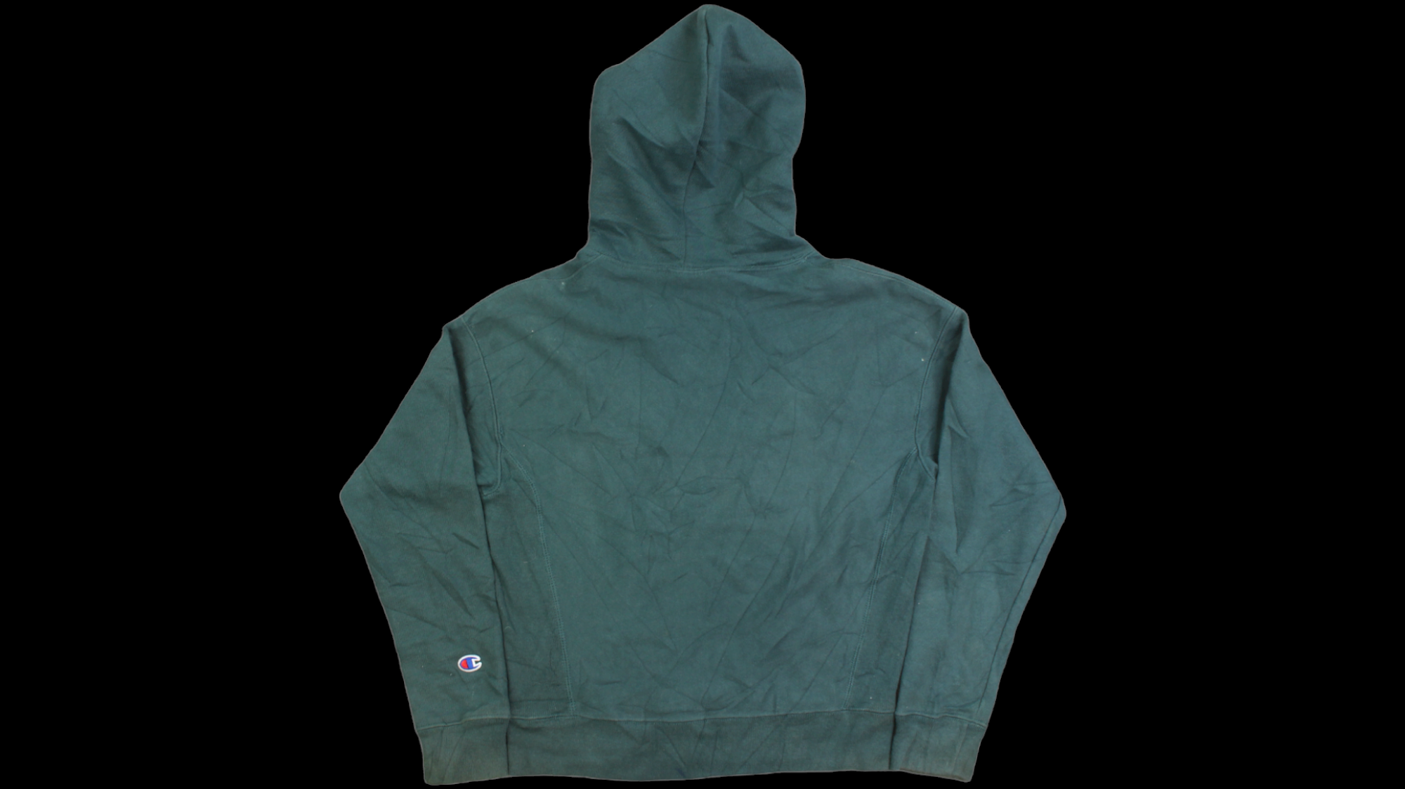 Reverse Weave Champion hood dark green