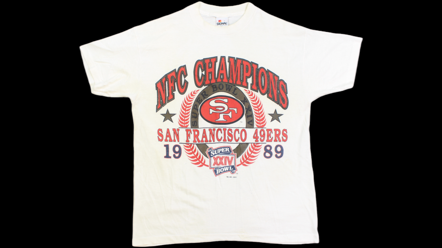 San Francisco 49ERS 1989 NFC Champions shirt