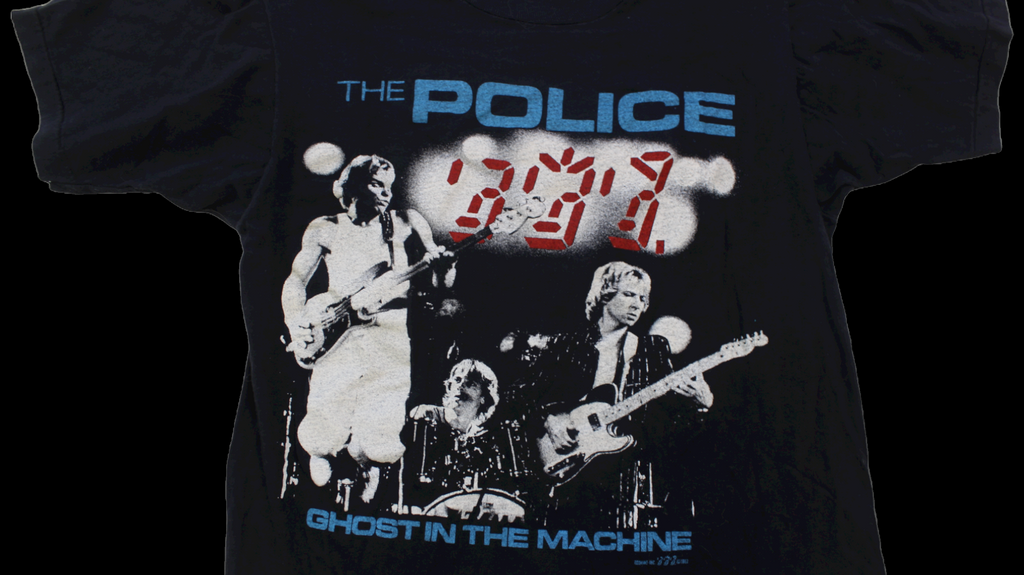 The Police : Ghost in The Machine tour shirt