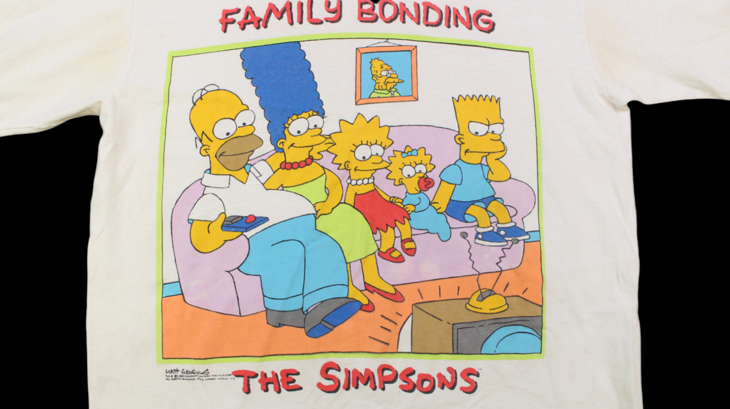 90´s The Simpsons FAMILY BONDING Tシャツ 両面-